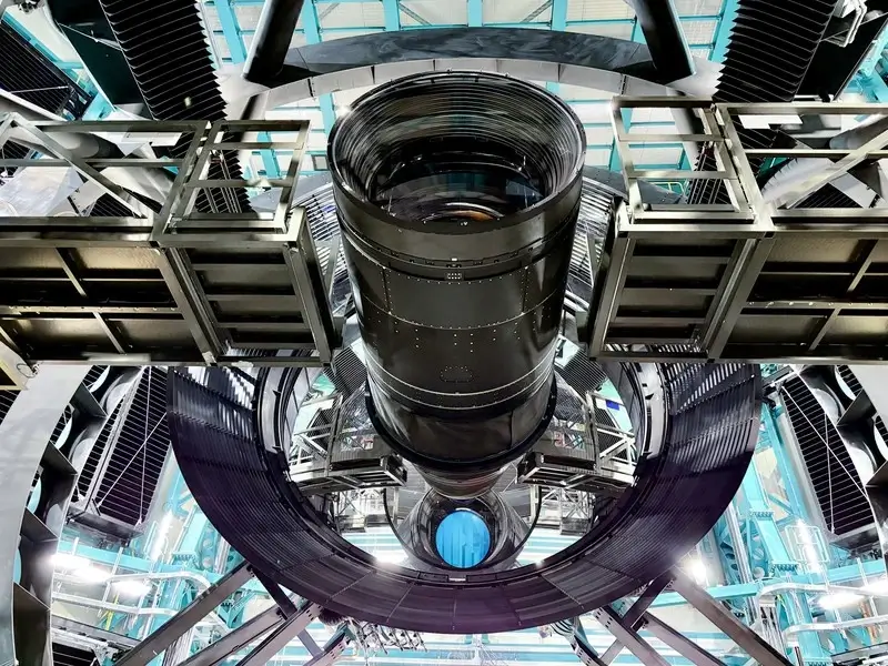  Камера LSST, установленная на телескоп в обсерватории им. Веры Рубин