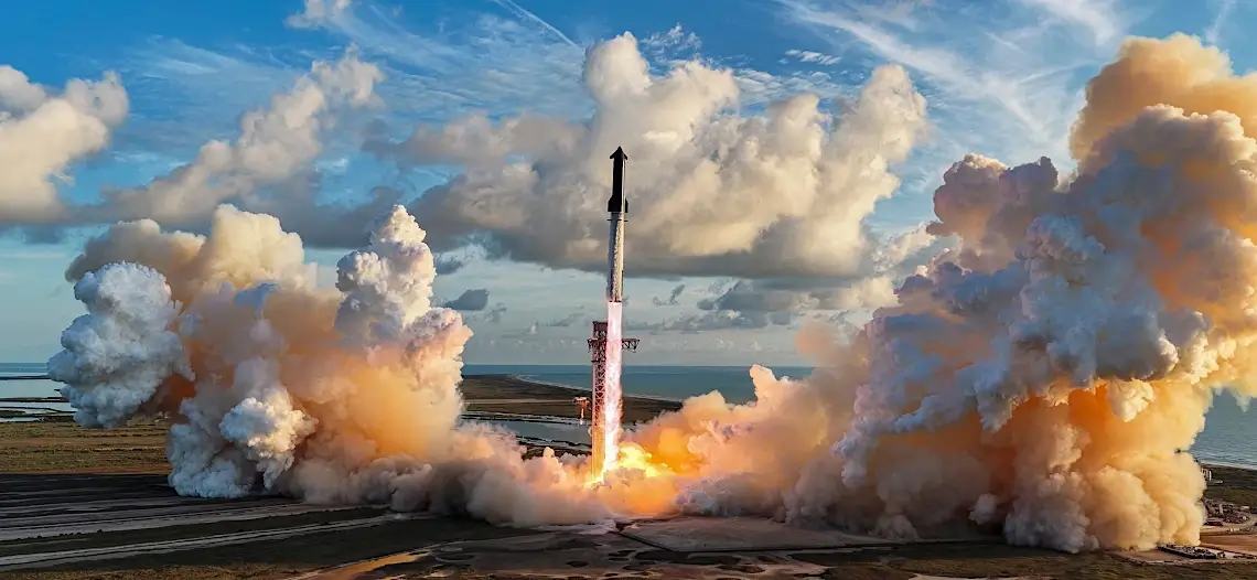 Корабль Starship начинает свой 14-й испытательный полет